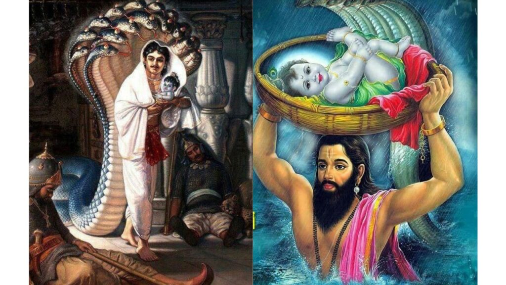 Shree Krishna birth image